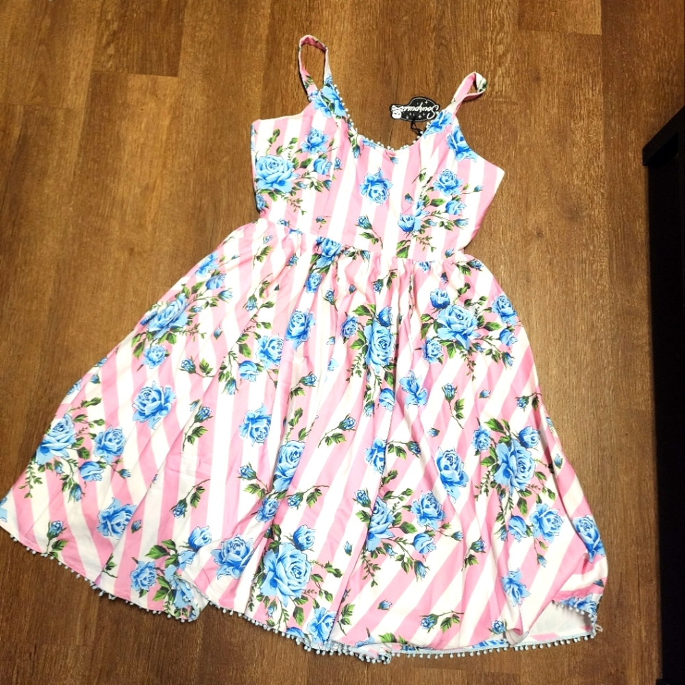 2 pinup style dresses